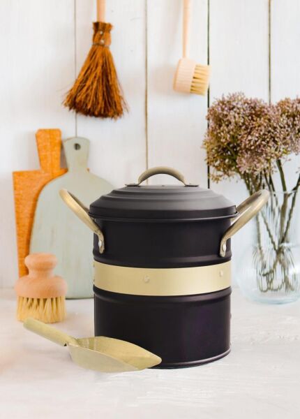 THE MİA GALVİN BAKLİYAT KOVASI SİYAH