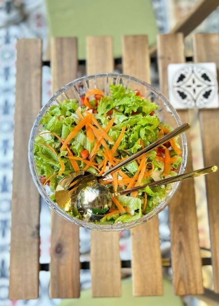 THE MİA SALATA SERVİS SETİ GOLD 2 PARÇA