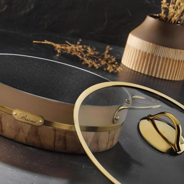 BRİONİ SELECTION 30 CM BASIK TENCERE KREM