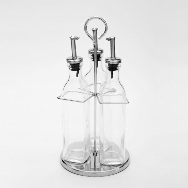 UN 440 FAME KİTCHEN METAL DÖNER STANDLI 3 LÜ YAĞLIK SİRKELİK