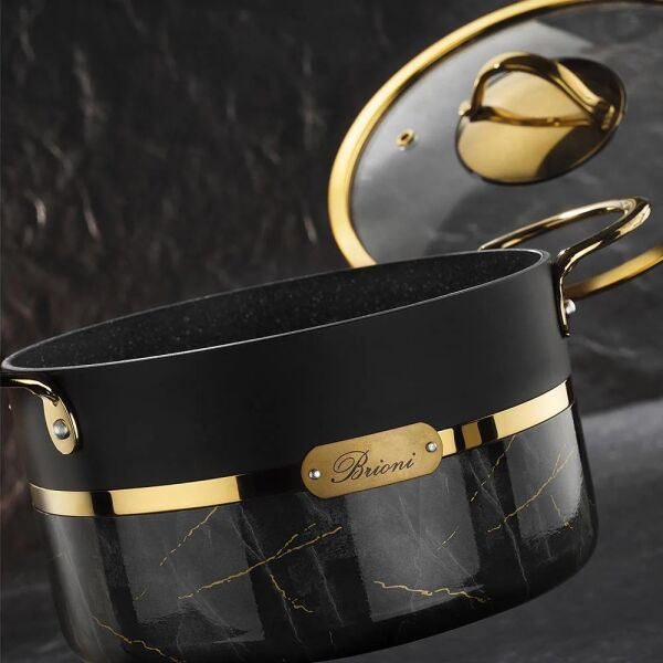 BRİONİ SELECTİON 22 CM DERİN TENCERE SİYAH