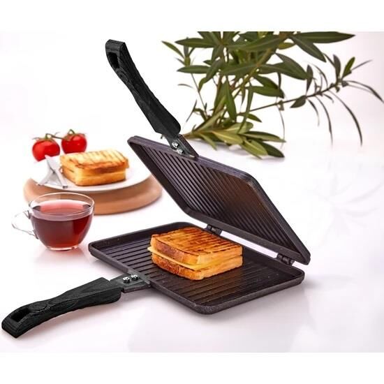 POLO CHEF TOSPİK MAXİ GRANİT DÖKÜM OCAK ÜSTÜ TOST MAKİNESİ