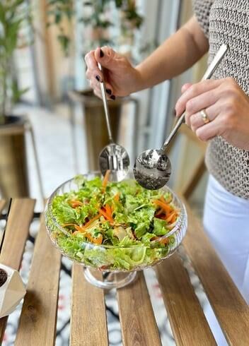 THE MİA GOURMET SERVİS TAKIMI GÜMÜŞ 2 PARÇA CKB0204
