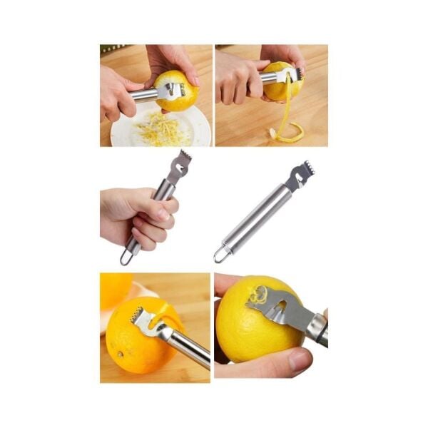 POLOCHEF PROLİNE PASLANMAZ ÇELİK LİMON KABUK SOYUCU 17 CM