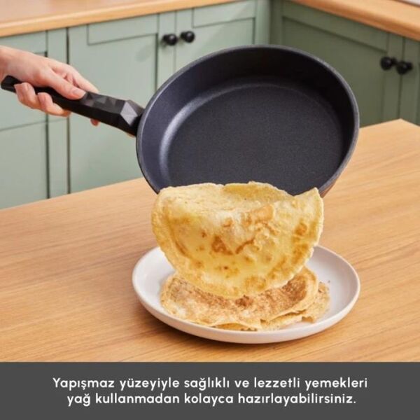 KARACA BİODİAMOND ANTİBAKTERİYEL KULP TAVA 26 CM 2,3 LİTRE
