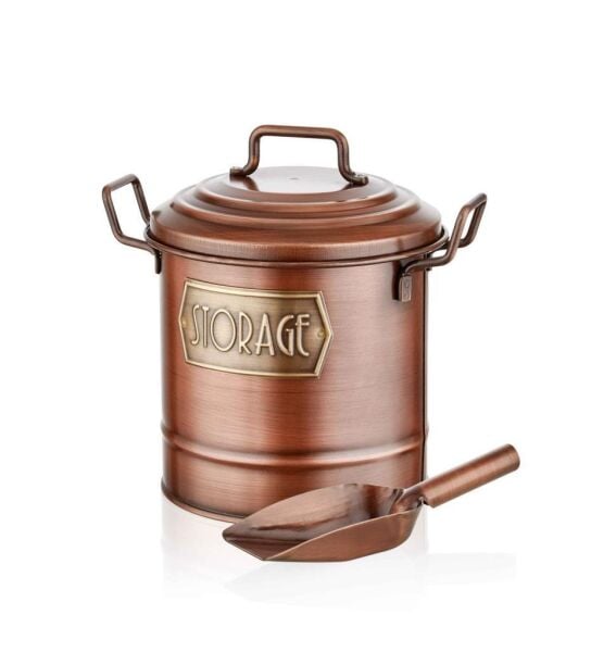 THE MİA GALVANİZ BAKLİYAT KOVASI BAKIR