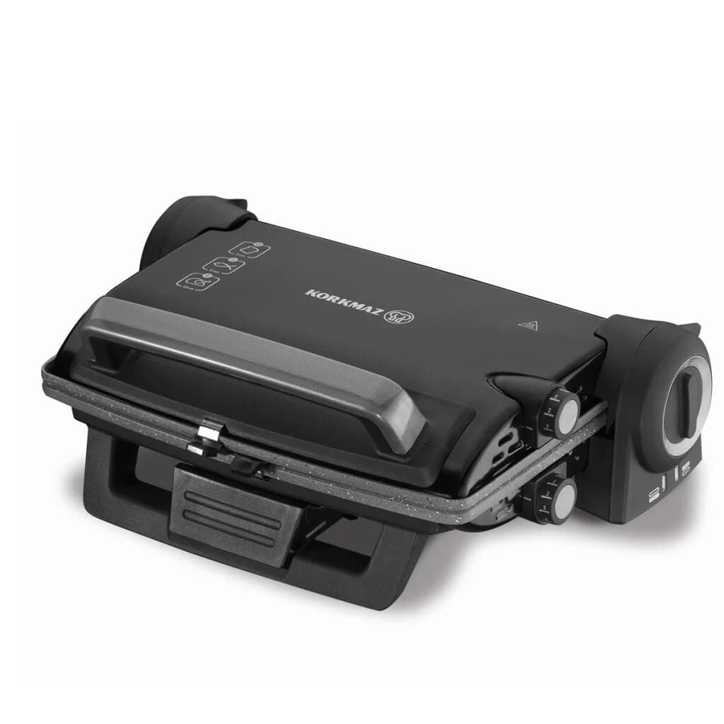 KORKMAZ A310-03 FORMULA SİYAH/GRİ GRANİT TOST MAKİNESİ