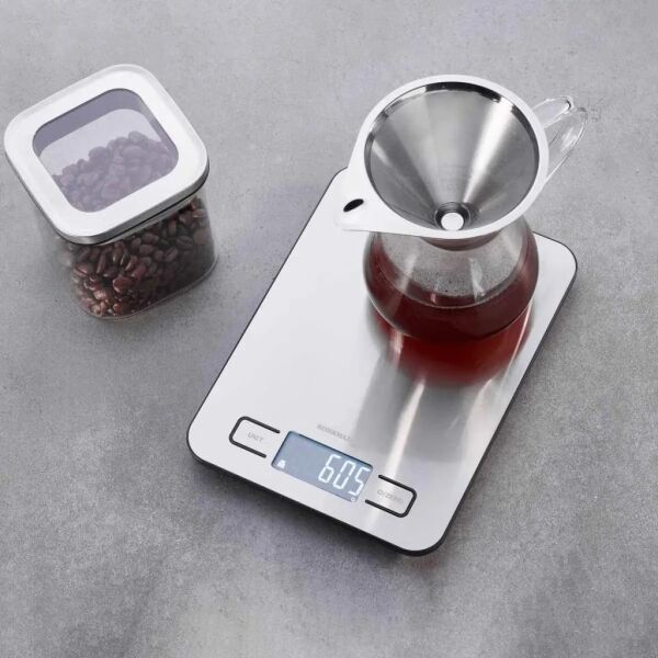 KORKMAZ A554-02 SİLVERA MUTFAK TERAZİSİ