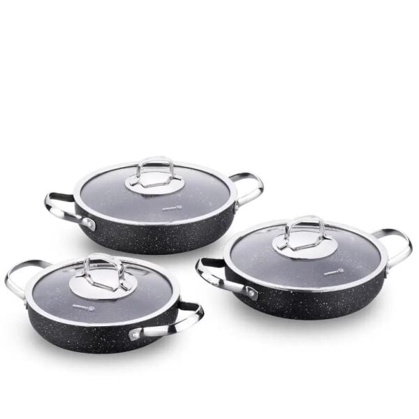 KORKMAZ A1845 GALAKSİ 6 PARÇA OMLET SET