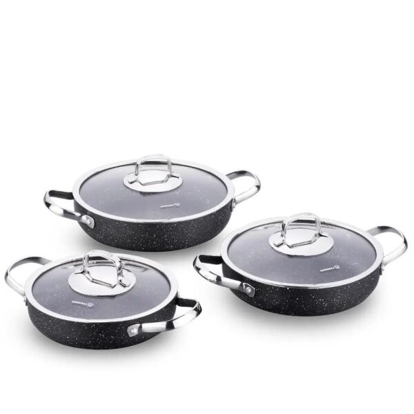 KORKMAZ A1845 GALAKSİ 6 PARÇA OMLET SET