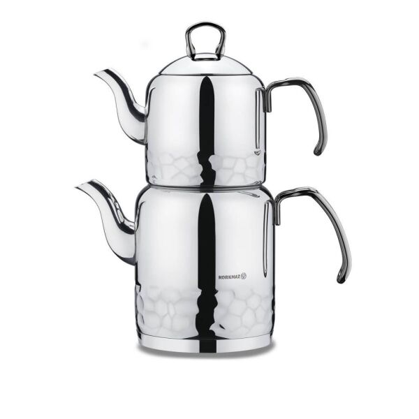 KORKMAZ A227-01 ERNA ÇAYDANLIK TAKIMI INOX