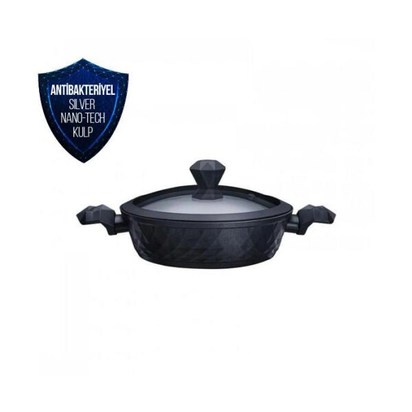 KARACA BİODİAMOND ANTİBAKTERİYEL KULP KARNIYARIK TENCERESİ 26 CM 3,2LT