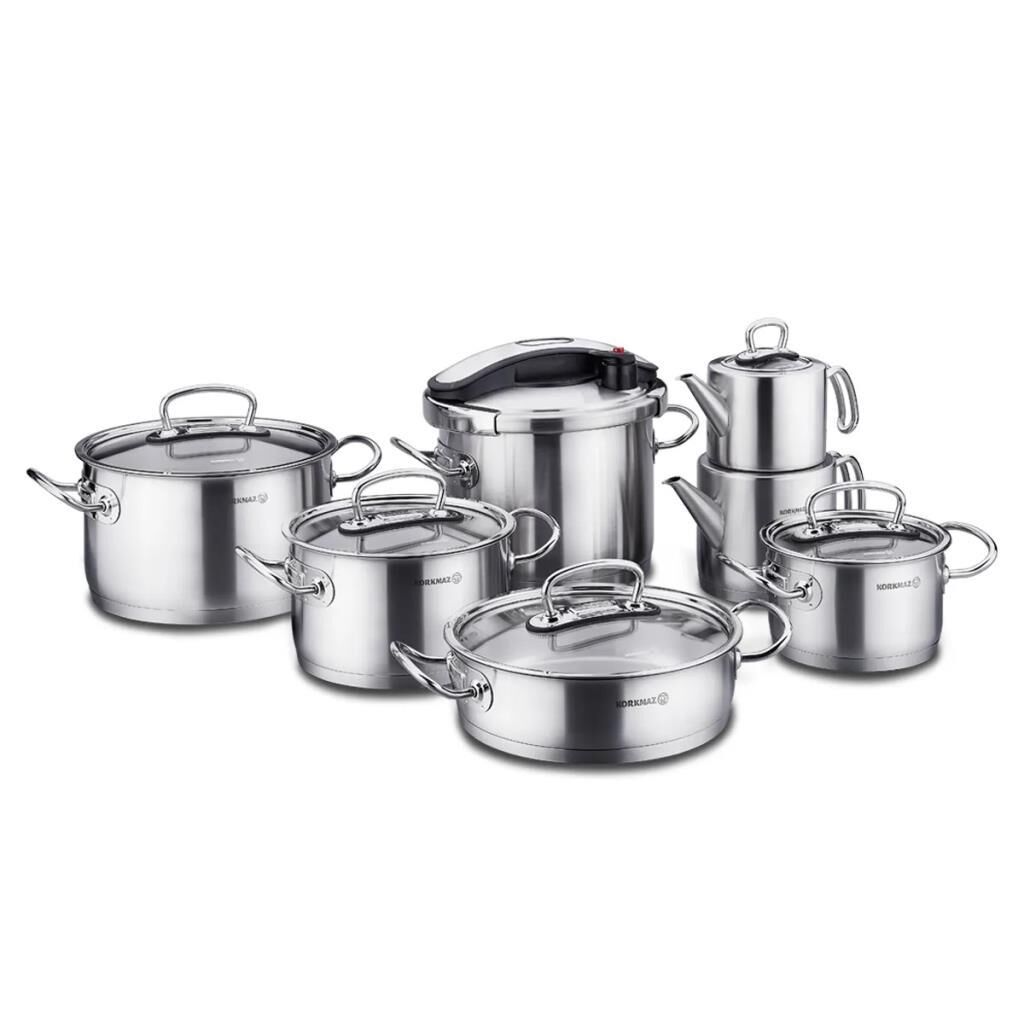 KORKMAZ A1757 PROLINE 14 PARÇA HİPER SET