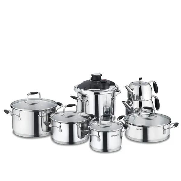 KORKMAZ A1758 FLORA 14 PARÇA HİPER SET