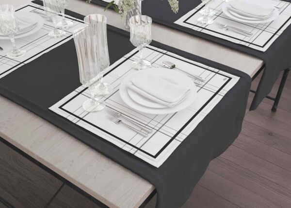 THE MİA AMERİKAN SERVİS 6'LI SET 50X35 CM