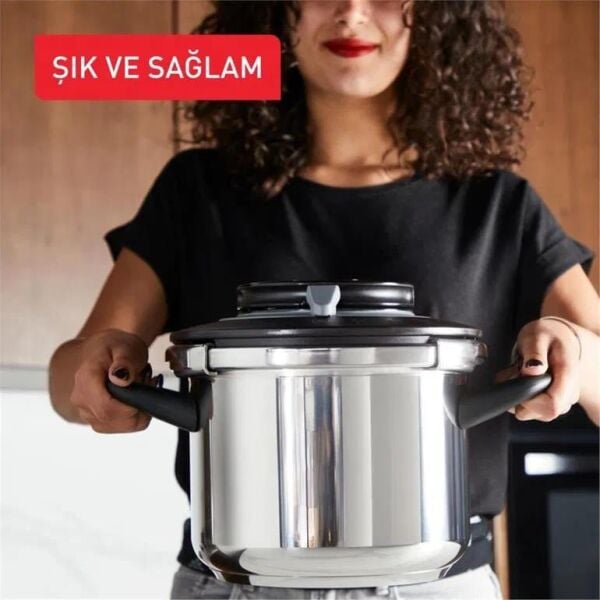TEFAL CLIPSO CHEF 6 LİTRE DÜDÜKLÜ TENCERE
