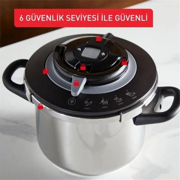 TEFAL CLIPSO CHEF 6 LİTRE DÜDÜKLÜ TENCERE