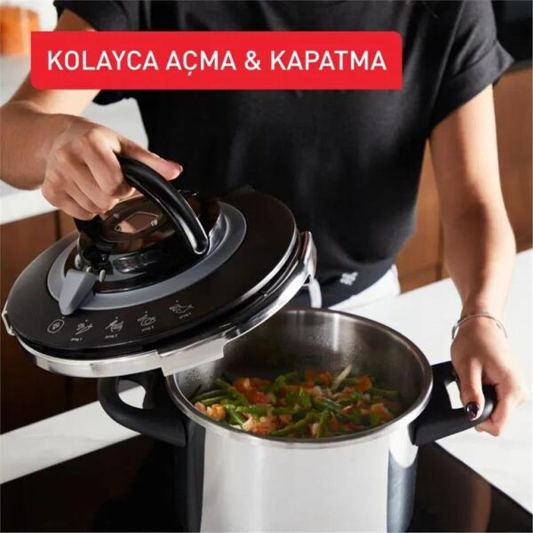 TEFAL CLIPSO CHEF 6 LİTRE DÜDÜKLÜ TENCERE