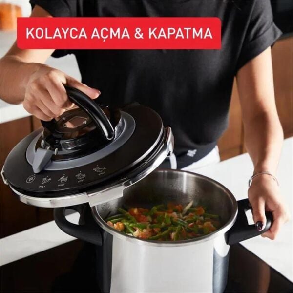 TEFAL CLIPSO CHEF 6 LİTRE DÜDÜKLÜ TENCERE