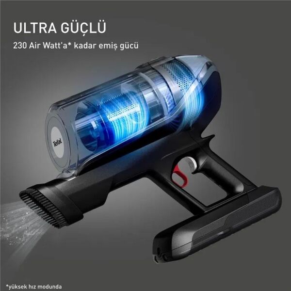 TEFAL TY99F1 X-FORCE FLEX 15.60 ANIMAL EVCİL HAYVAN DOSTU KABLOSUZ ŞARJLI DİKEY SÜPÜRGE 230 AİR WATT