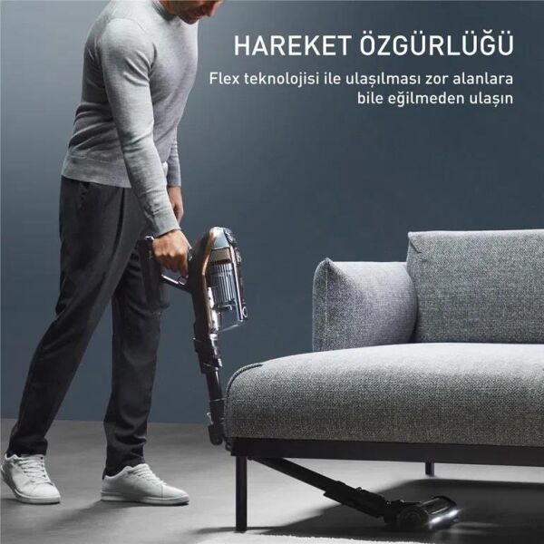 TEFAL TY99F1 X-FORCE FLEX 15.60 ANIMAL EVCİL HAYVAN DOSTU KABLOSUZ ŞARJLI DİKEY SÜPÜRGE 230 AİR WATT