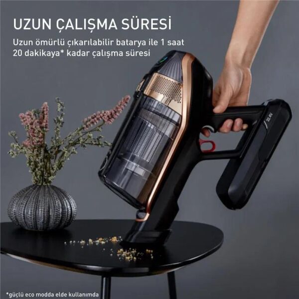 TEFAL TY99F1 X-FORCE FLEX 15.60 ANIMAL EVCİL HAYVAN DOSTU KABLOSUZ ŞARJLI DİKEY SÜPÜRGE 230 AİR WATT