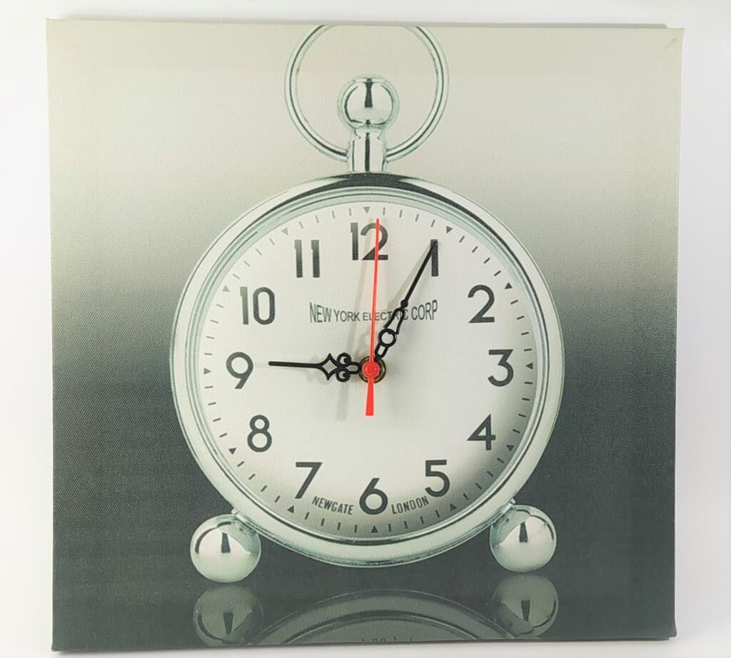 KANVAS RESİM SAAT MAVİ