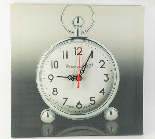 KANVAS RESİM SAAT MAVİ