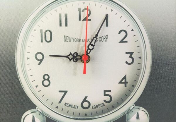 KANVAS RESİM SAAT MAVİ