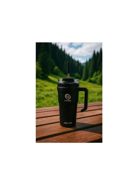DAİMA COOLFLOW TERMOS SİYAH 780 ML
