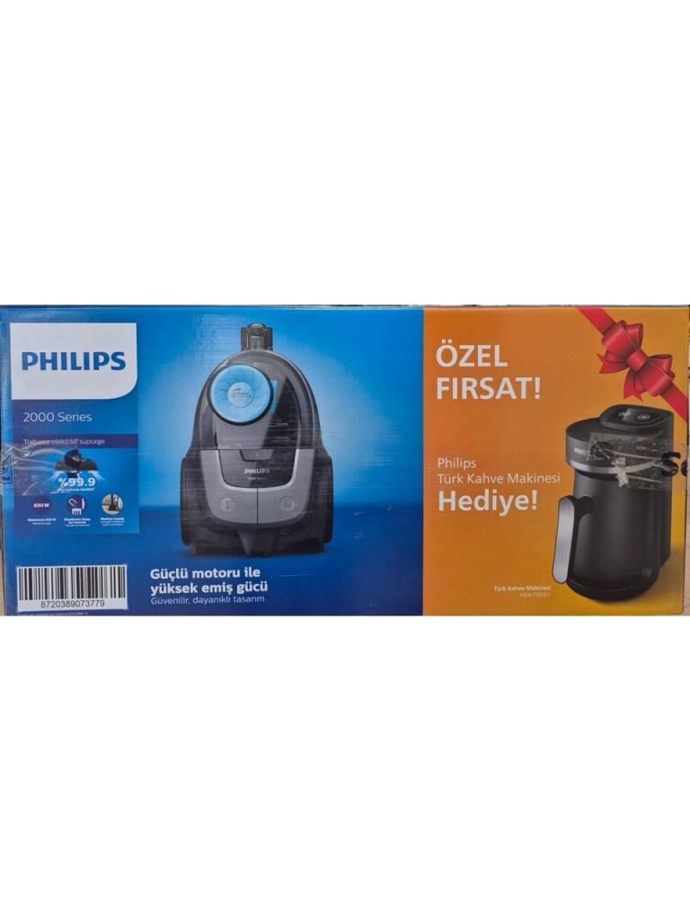 PHİLİPS XB-2142/10 TORBASIZ SÜP+HDA150/61 HEDİYELİ