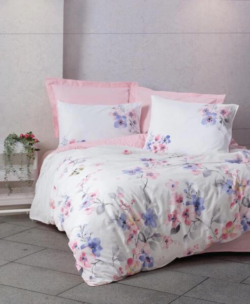 COTTON BOX TEK KİŞİLİK NEVRESİM TAKIMI JAYDA PEMBE