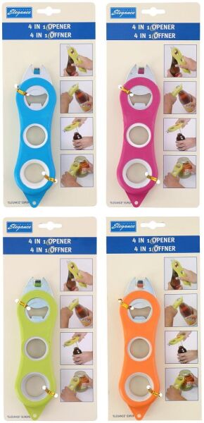 ELEGANCE ŞİŞE VE KAPAK AÇACAĞI 4 in 1 OPENER