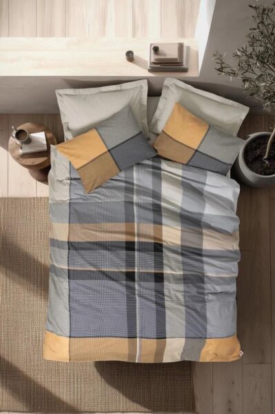 COTTON BOX NORDEK TEK KİŞİLİK NEVRESİM TAKIMI TORVİ BEJ