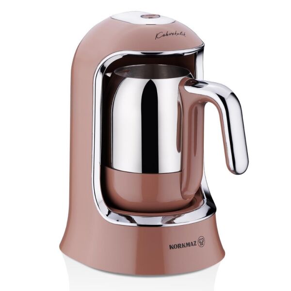 KORKMAZ A860-17 KAHVEKOLİK OTOMATİK KAHVE MAKİNESİ MOCHA/KROM
