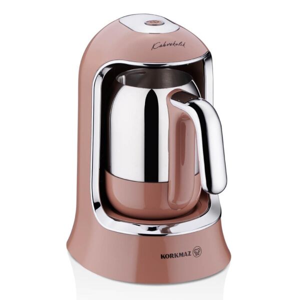 KORKMAZ A860-17 KAHVEKOLİK OTOMATİK KAHVE MAKİNESİ MOCHA/KROM