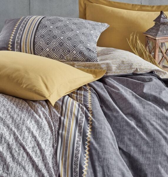 COTTON BOX ÇİFT KİŞİLİK TOPRAK NEVRESİM TAKIMI NEDRA BEJ