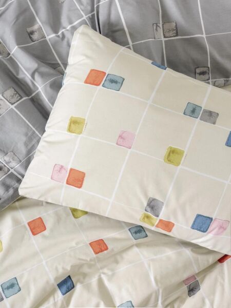 COTTON BOX MINIMAL ÇİFT KİŞİLİK LASTİKLİ ÇARŞAFLI NEVRESİM TAKIMI EVO GRİ