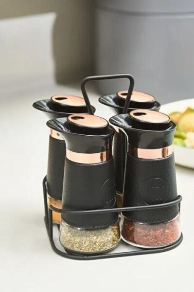 KARACA LATİN DERİ 4LÜ LINE  BAHARAT TAKIMI