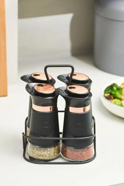 KARACA LATİN DERİ 4LÜ LINE  BAHARAT TAKIMI