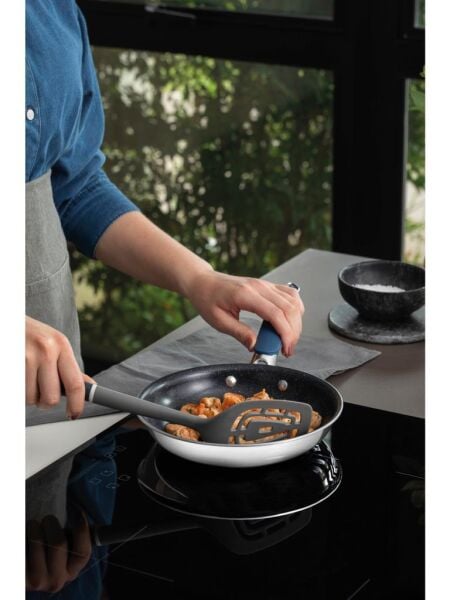 TRAMONTINA ROMAGNA BLUE 25 CM SERAMİK YÜZEYLİ KIZARTMA TAVASI