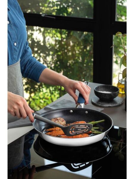 TRAMONTINA ROMAGNA BLUE 30 CM SERAMİK YÜZEYLİ KIZARTMA TAVASI