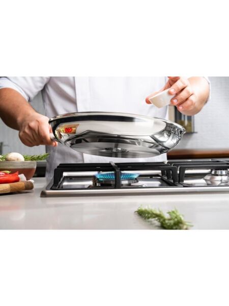 TRAMONTINA PROFESSIONAL 20 CM SERAMİK YÜZEYLİ KIZARTMA TAVASI