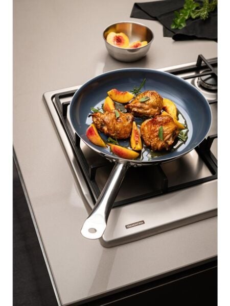 TRAMONTINA PROFESSIONAL 26 CM SERAMİK YÜZEYLİ KIZARTMA TAVASI