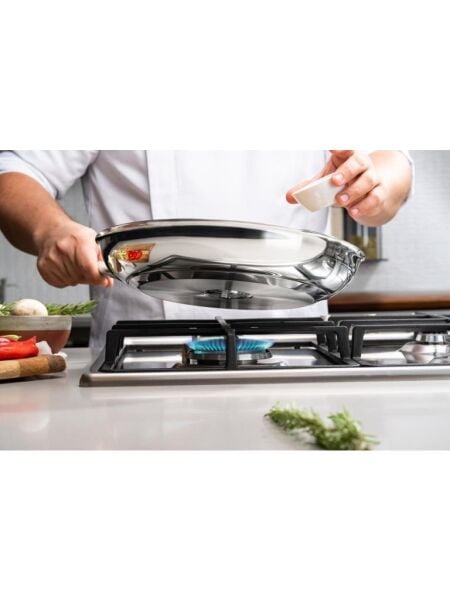 TRAMONTINA PROFESSIONAL 26 CM SERAMİK YÜZEYLİ KIZARTMA TAVASI