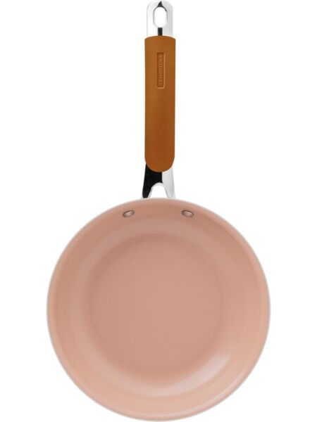 TRAMONTINA ROMAGNA DESERT CLAY 25 CM SERAMİK YÜZEYLİ KIZARTMA TAVASI