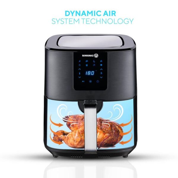 KORKMAZ A888 AIR MAX AİRFRYER 6,5 LT 1700W