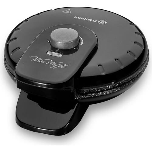 KORKMAZ MİA WAFFLE MAKİNESİ SİYAH