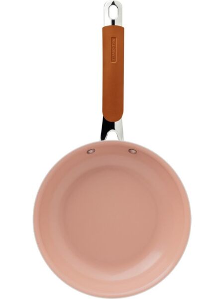 TRAMONTINA ROMAGNA DESERT CLAY 30 CM SERAMİK YÜZEYLİ KIZARTMA TAVASI