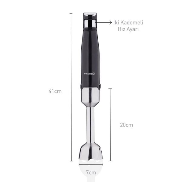 KORKMAZ PERFORMİX BLENDER SİYAH